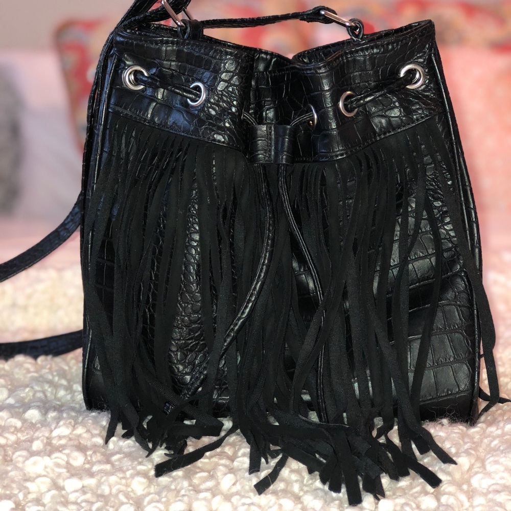 Nine West fringe cross body